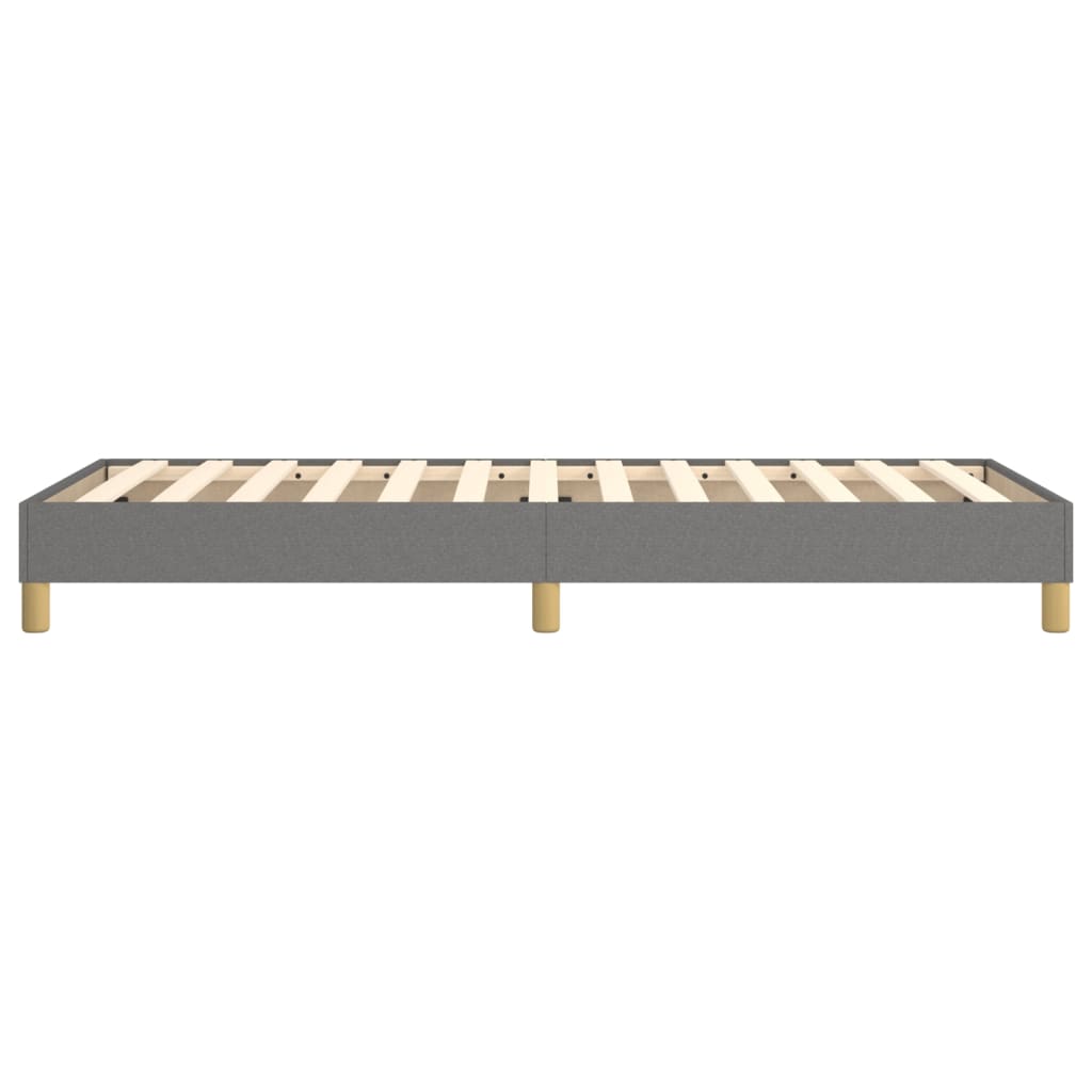 Boxspring bed 90x200 cm stof donkergrijs is nu te koop bij PeponiXL, paradijselijk wonen!