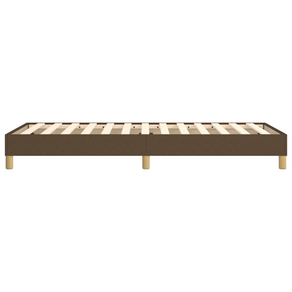 Boxspring bed 90x200 cm stof donkerbruin is nu te koop bij PeponiXL, paradijselijk wonen!