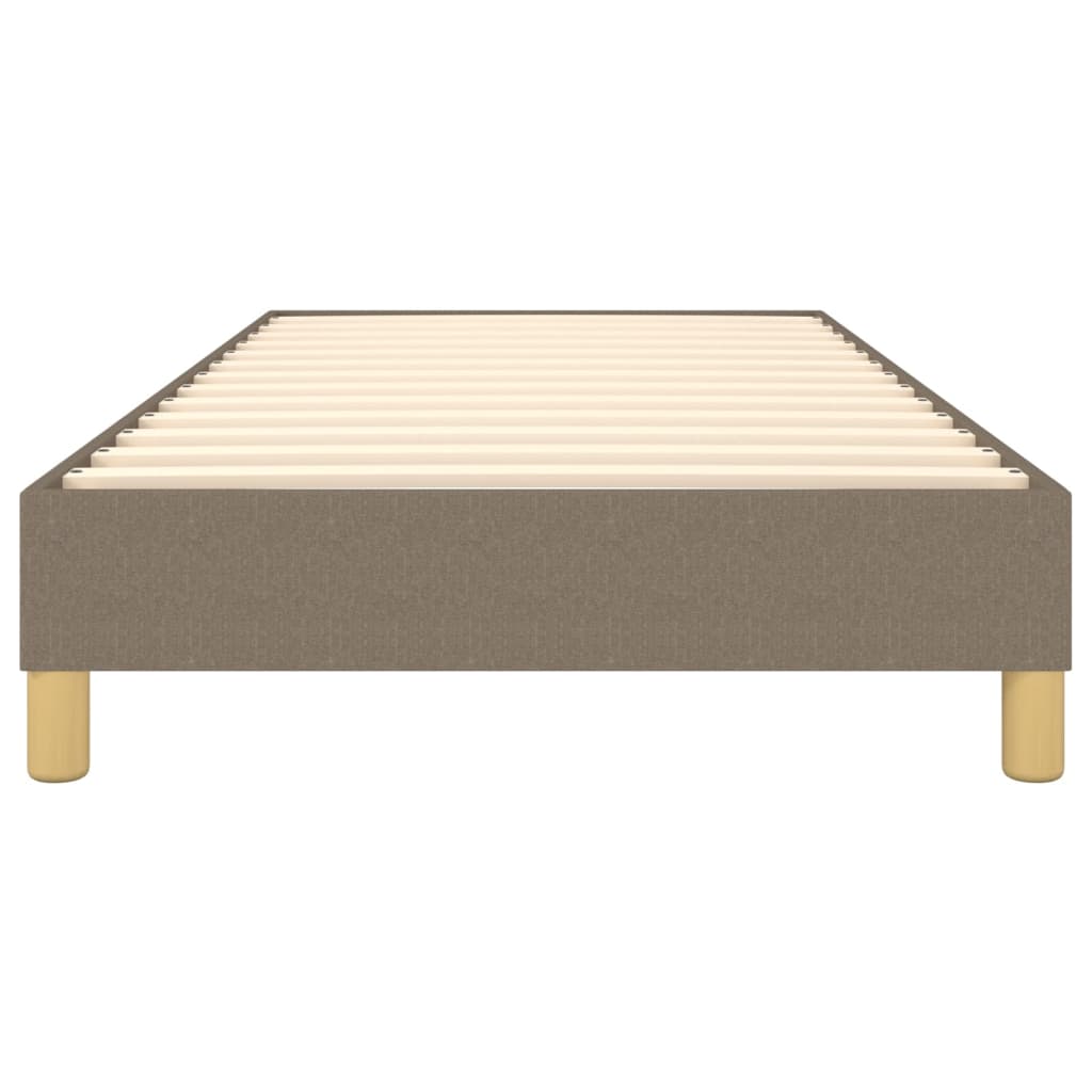 Boxspring bed 90x200 cm stof taupe is nu te koop bij PeponiXL, paradijselijk wonen!
