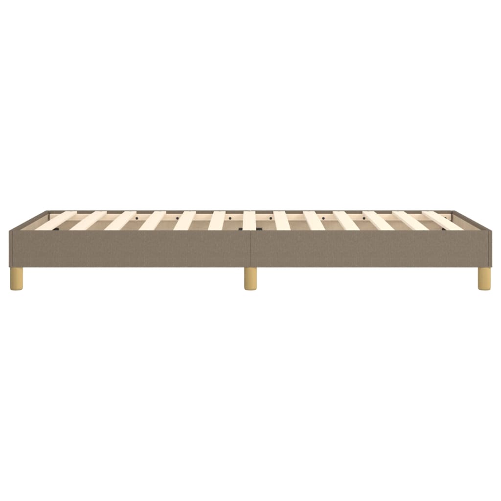 Boxspring bed 90x200 cm stof taupe is nu te koop bij PeponiXL, paradijselijk wonen!
