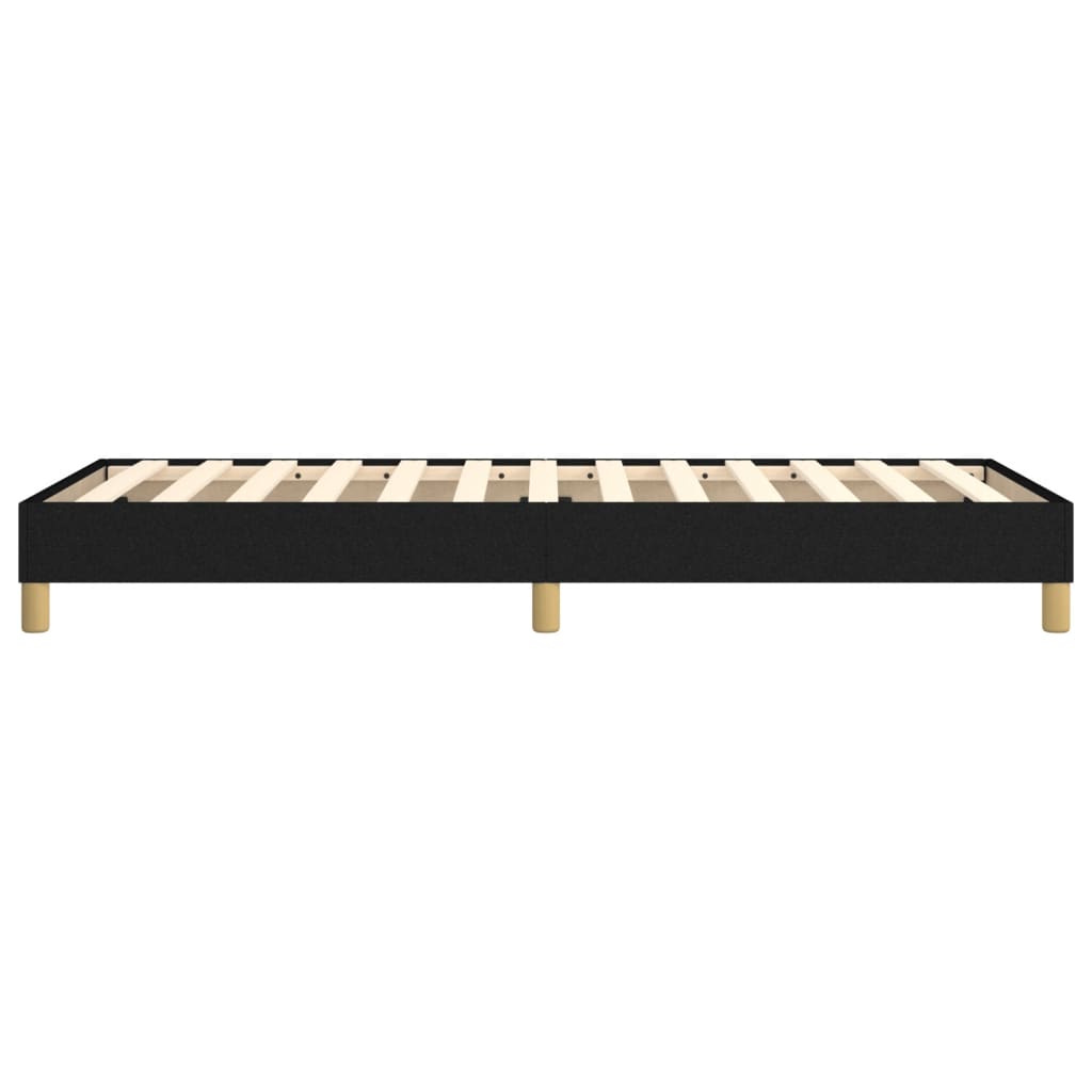 Boxspring bed 100x200 cm stof zwart is nu te koop bij PeponiXL, paradijselijk wonen!