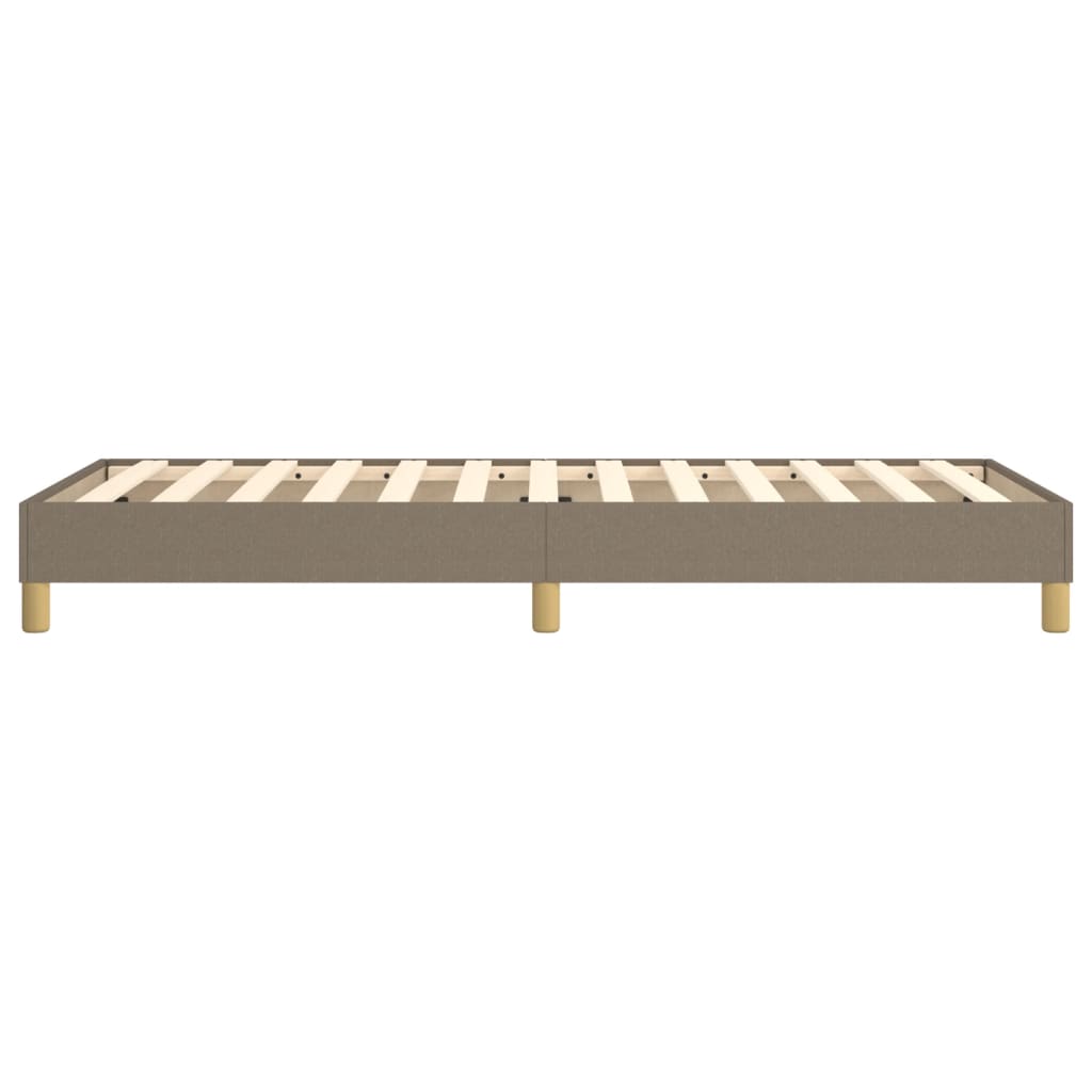 Boxspring bed 100x200 cm stof taupe is nu te koop bij PeponiXL, paradijselijk wonen!
