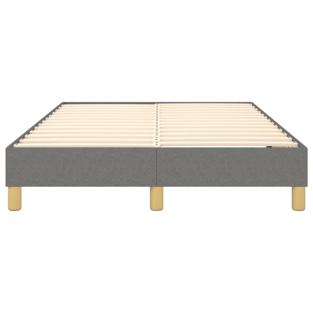 Boxspring bed 120x200 cm stof donkergrijs is nu te koop bij PeponiXL, paradijselijk wonen!