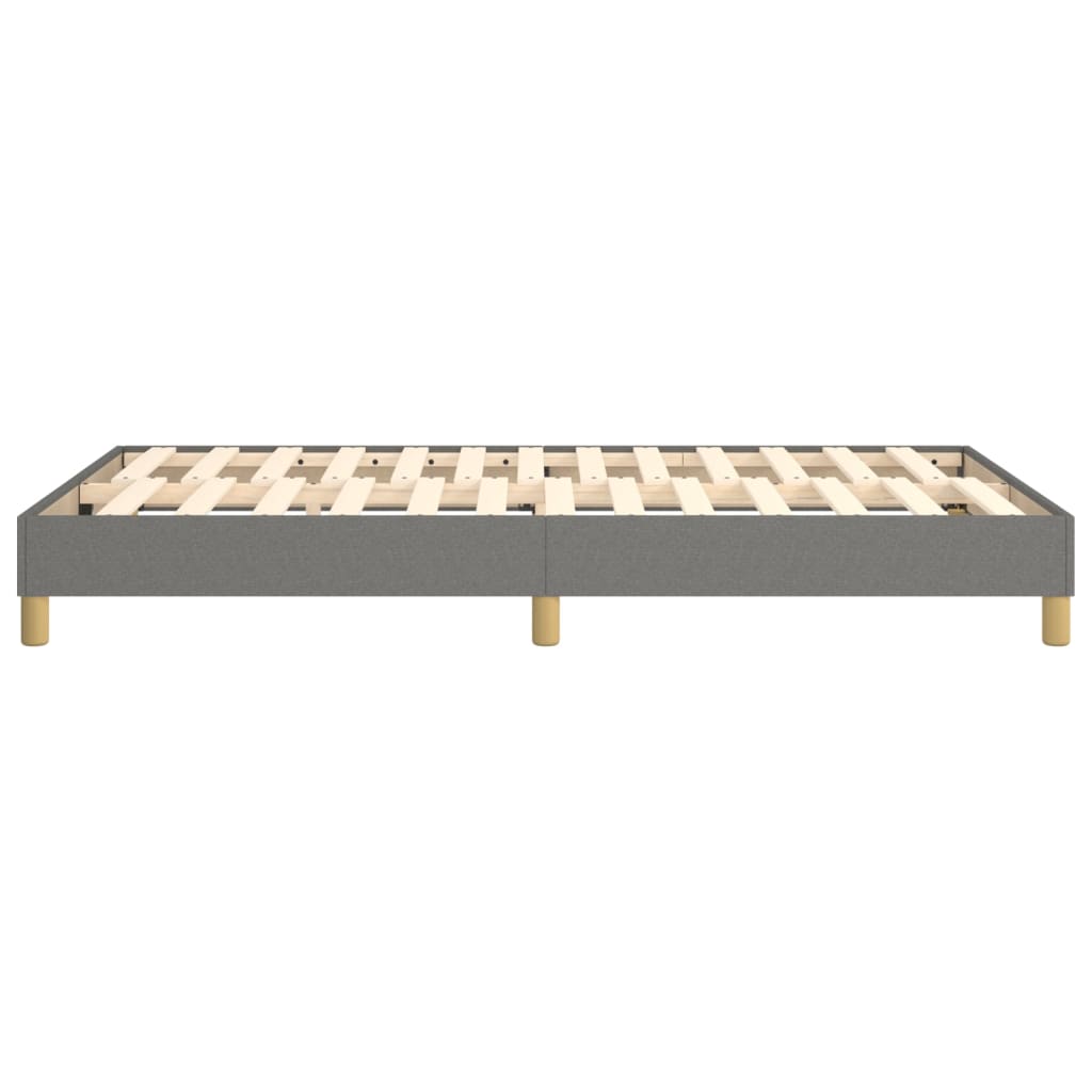 Boxspring bed 120x200 cm stof donkergrijs is nu te koop bij PeponiXL, paradijselijk wonen!