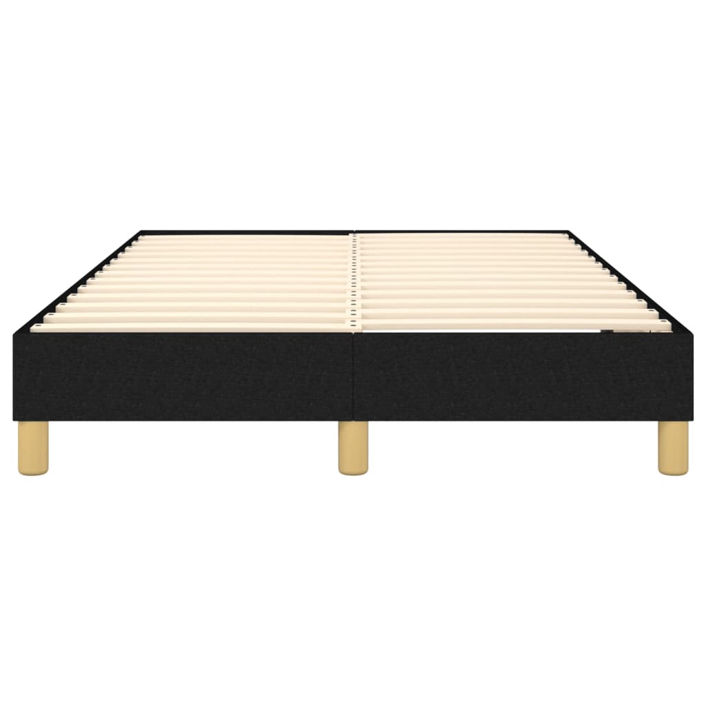 Boxspring bed 120x200 cm stof zwart is nu te koop bij PeponiXL, paradijselijk wonen!