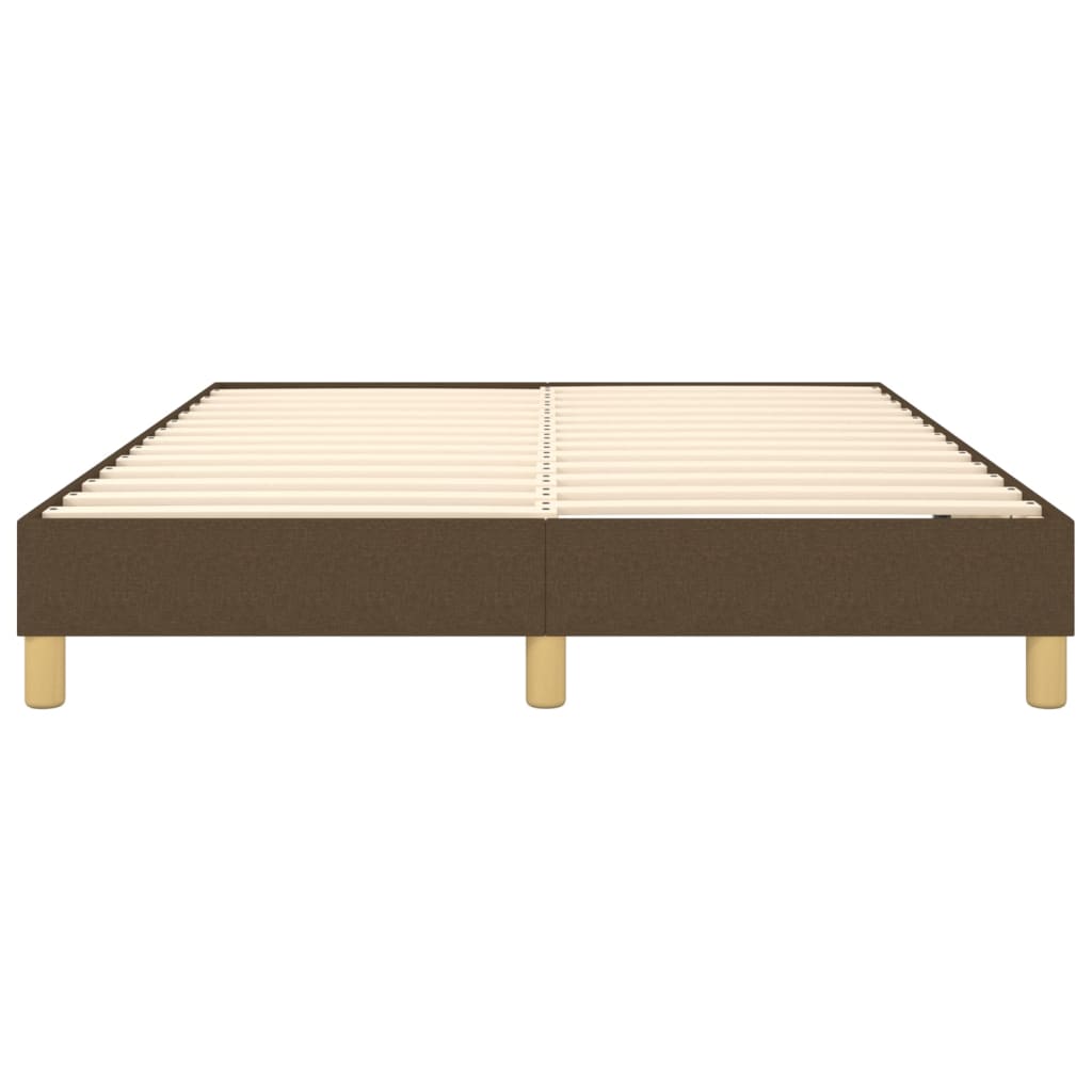 Boxspring bed stof donkerbruin 140x190 cm is nu te koop bij PeponiXL, paradijselijk wonen!