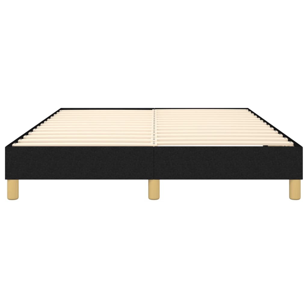 Boxspring bed stof zwart 140x200 cm is nu te koop bij PeponiXL, paradijselijk wonen!