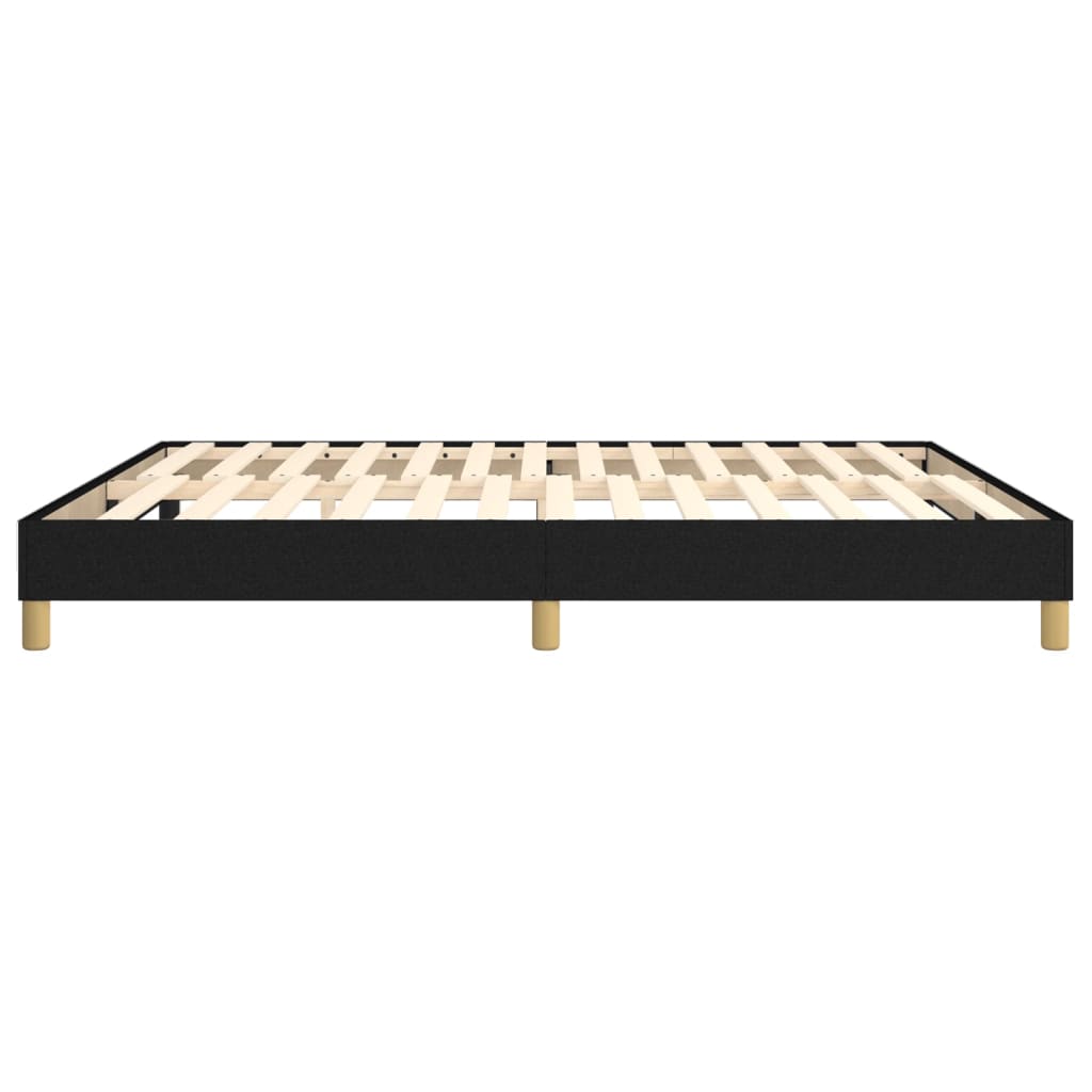 Boxspring bed stof zwart 160x200 cm is nu te koop bij PeponiXL, paradijselijk wonen!