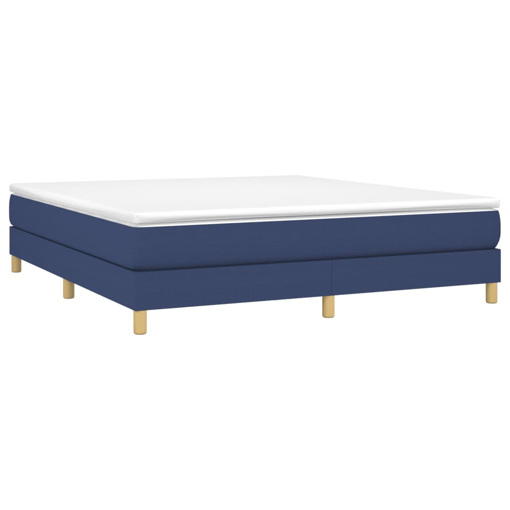 Boxspring bed stof blauw 160x200 cm is nu te koop bij PeponiXL, paradijselijk wonen!