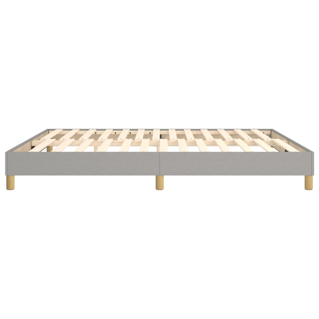 Boxspring bed stof lichtgrijs 180x200 cm is nu te koop bij PeponiXL, paradijselijk wonen!
