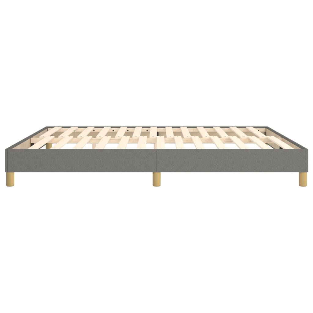 Boxspring bed stof donkergrijs 180x200 cm is nu te koop bij PeponiXL, paradijselijk wonen!