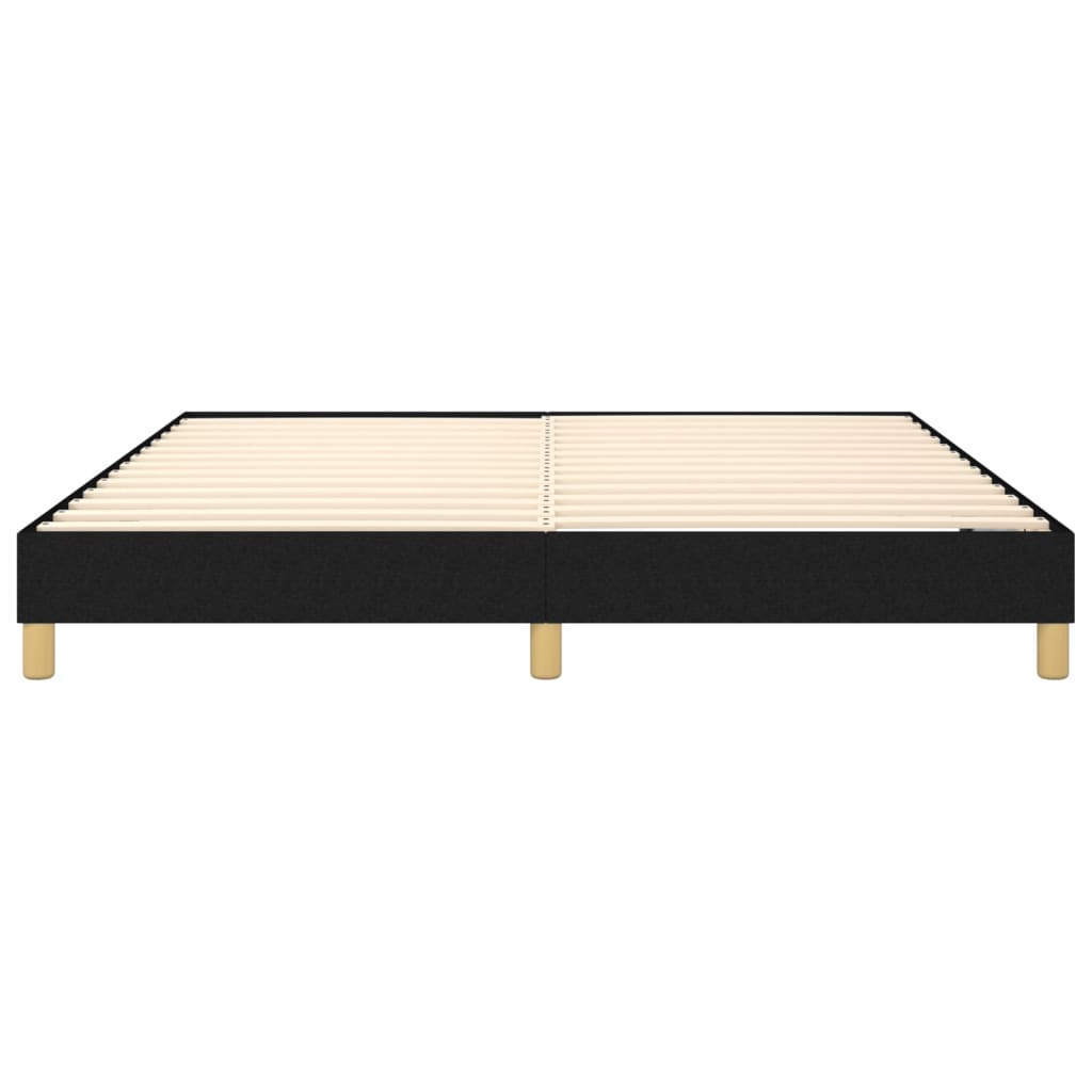 Boxspring bed stof zwart 180x200 cm is nu te koop bij PeponiXL, paradijselijk wonen!