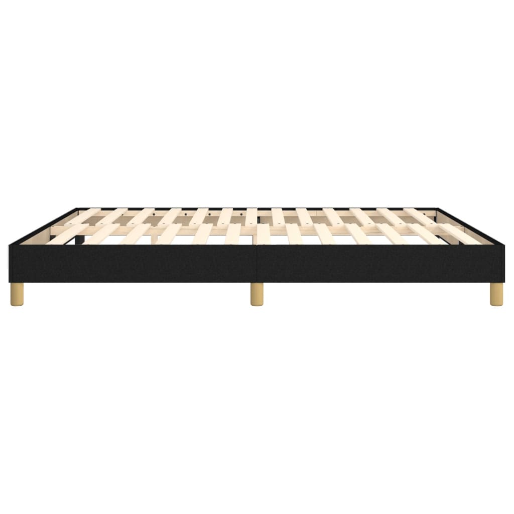 Boxspring bed stof zwart 180x200 cm is nu te koop bij PeponiXL, paradijselijk wonen!