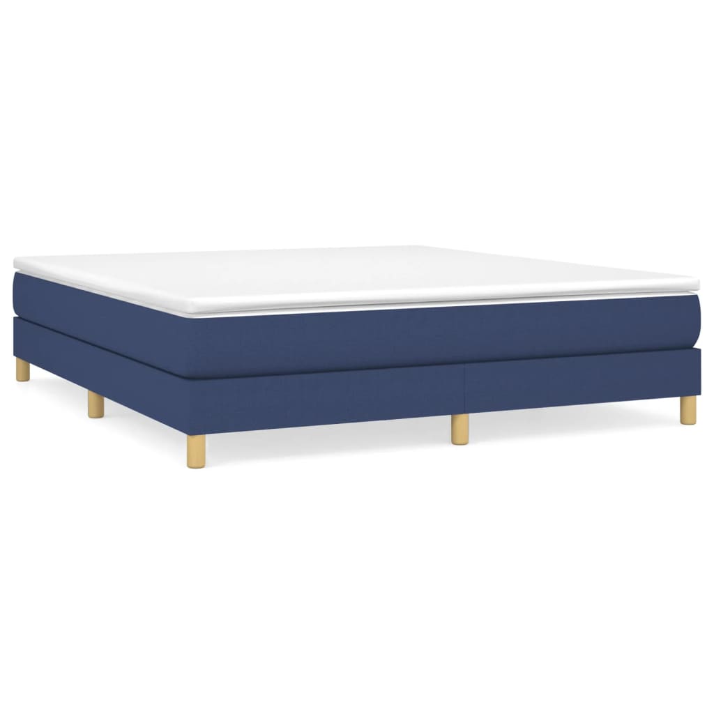 Boxspring bed stof blauw 180x200 cm is nu te koop bij PeponiXL, paradijselijk wonen!