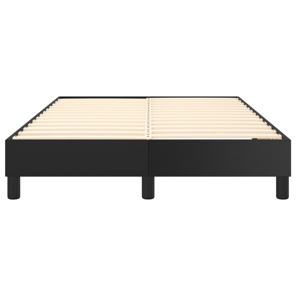 Boxspring bed kunstleer zwart 120x200 cm is nu te koop bij PeponiXL, paradijselijk wonen!