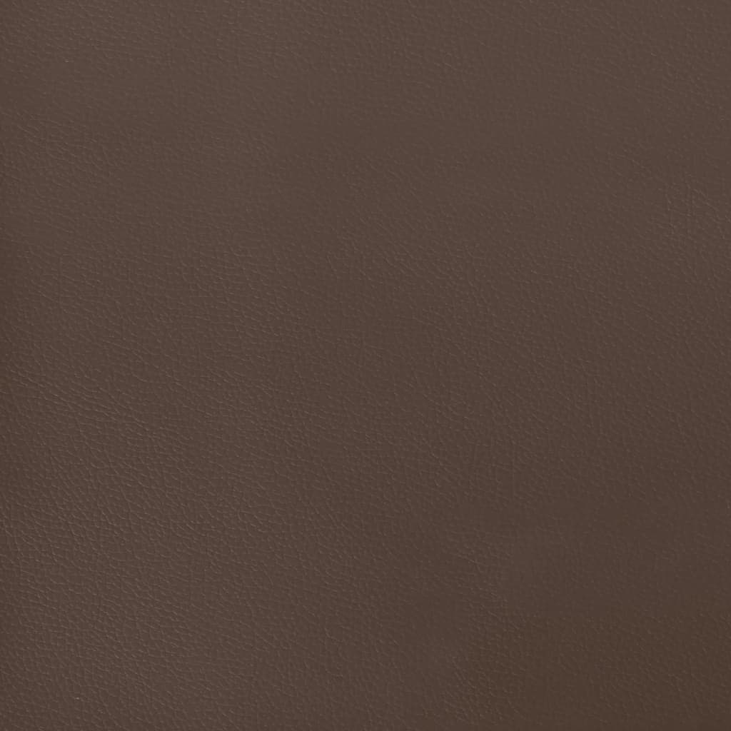 Boxspring bed kunstleer bruin 140x200 cm is nu te koop bij PeponiXL, paradijselijk wonen!