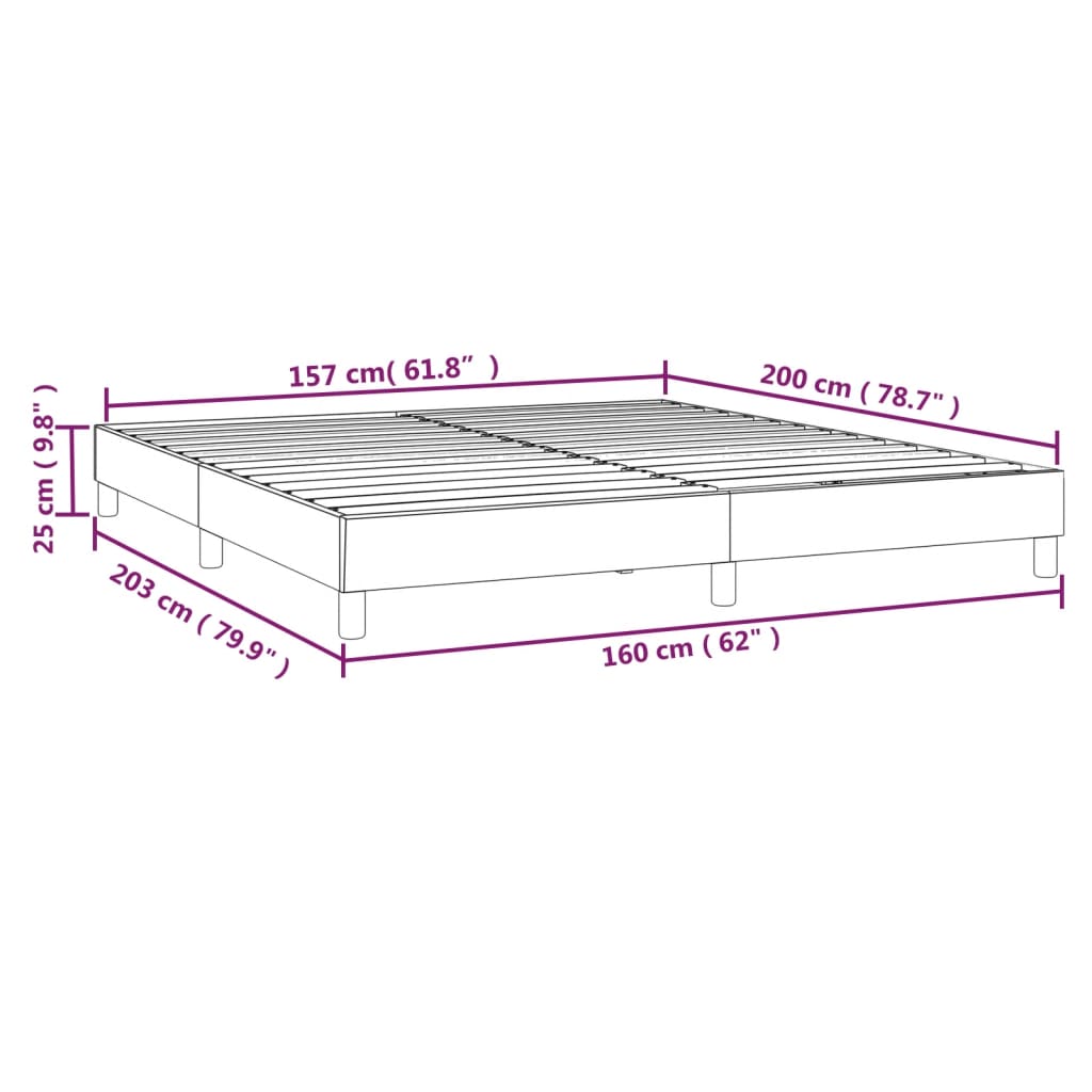 Boxspring bed fluweel roze 160x200 cm is nu te koop bij PeponiXL, paradijselijk wonen!