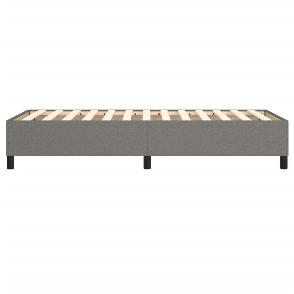 Boxspring bed 80x200 cm stof donkergrijs is nu te koop bij PeponiXL, paradijselijk wonen!