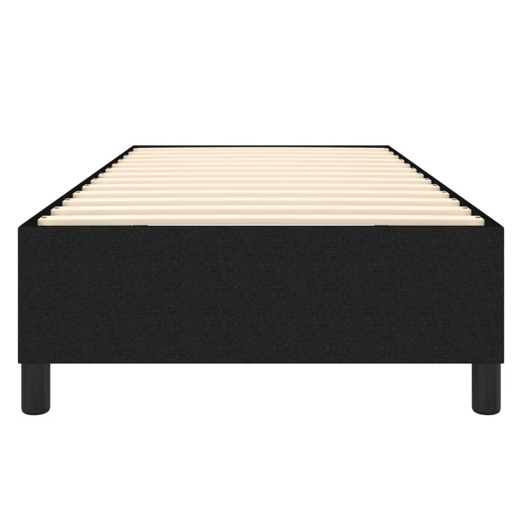 Boxspring bed 80x200 cm stof zwart is nu te koop bij PeponiXL, paradijselijk wonen!