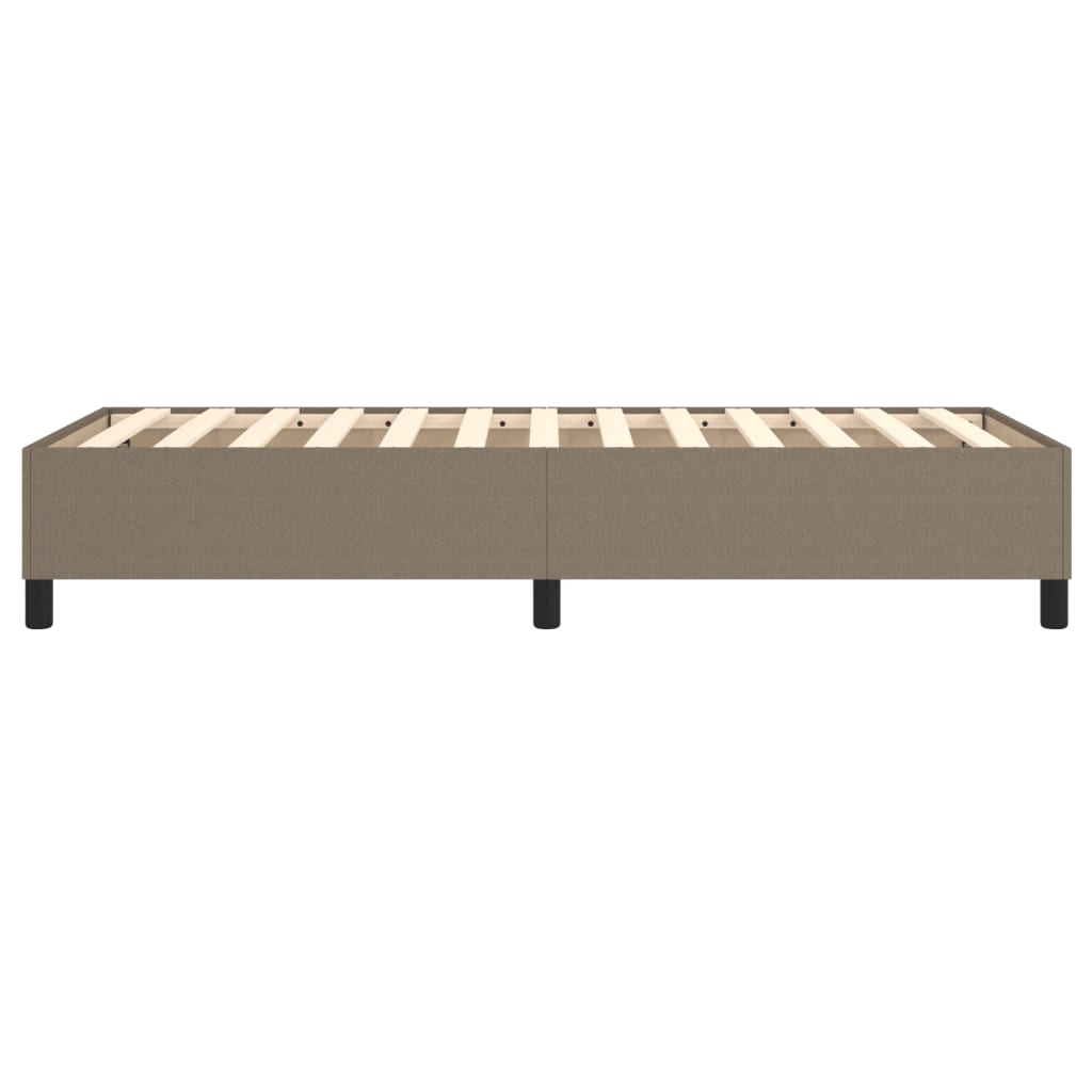 Boxspring bed 80x200 cm stof taupe is nu te koop bij PeponiXL, paradijselijk wonen!