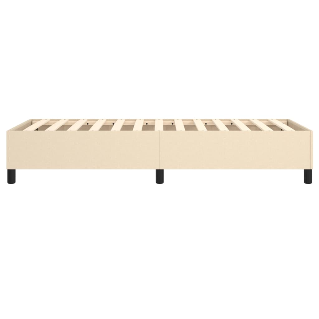 Boxspring bed 80x200 cm stof crèmekleurig is nu te koop bij PeponiXL, paradijselijk wonen!