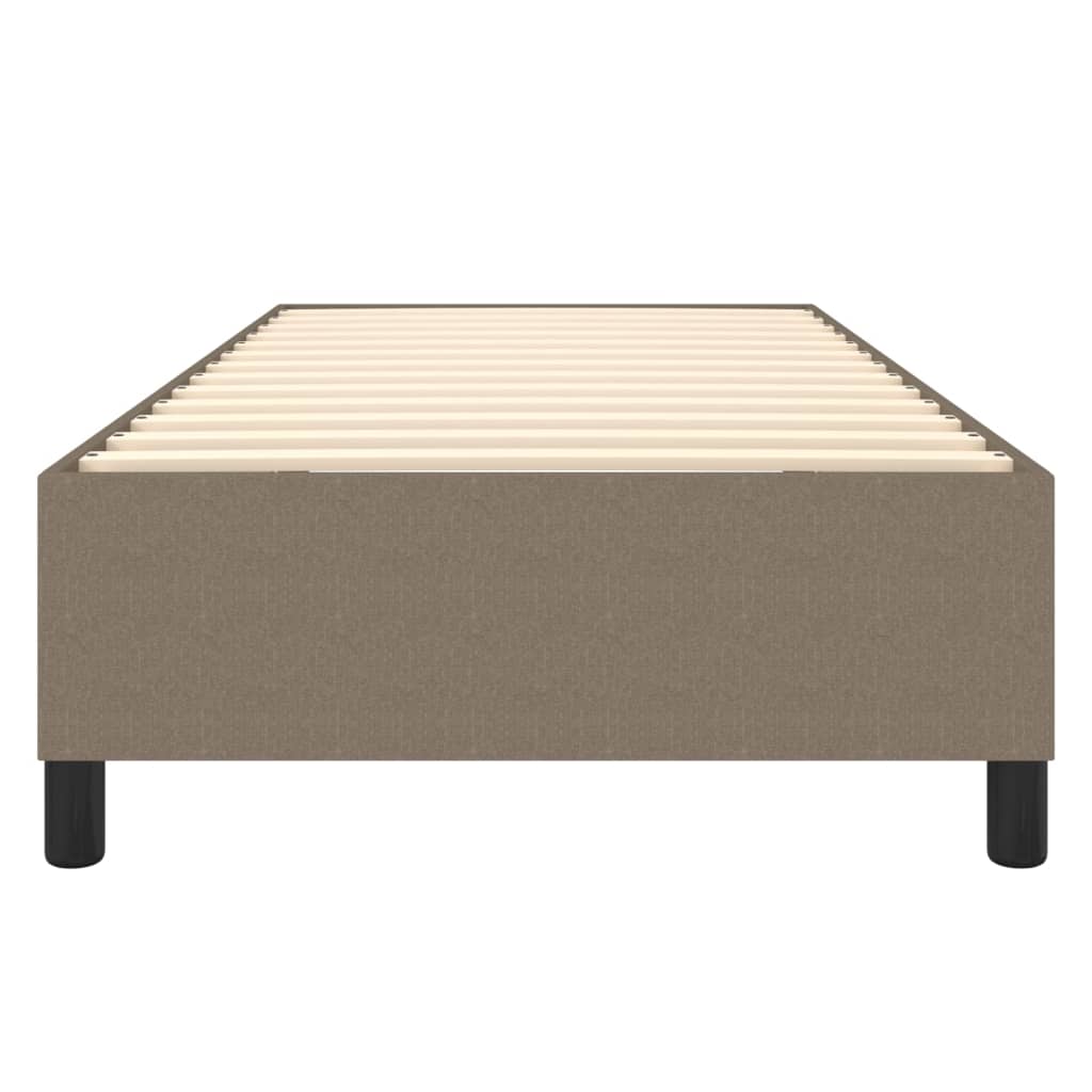 Boxspring bed 90x200 cm stof taupe is nu te koop bij PeponiXL, paradijselijk wonen!