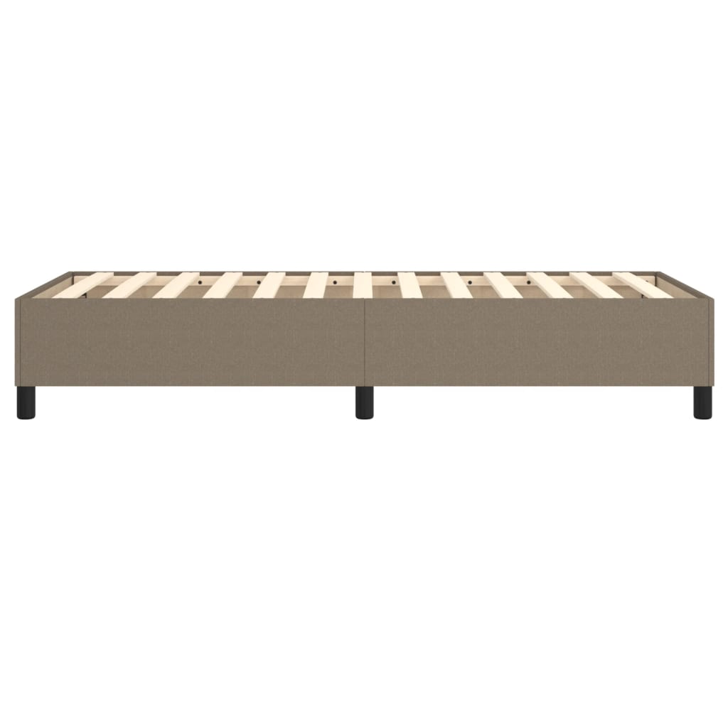 Boxspring bed 90x200 cm stof taupe is nu te koop bij PeponiXL, paradijselijk wonen!