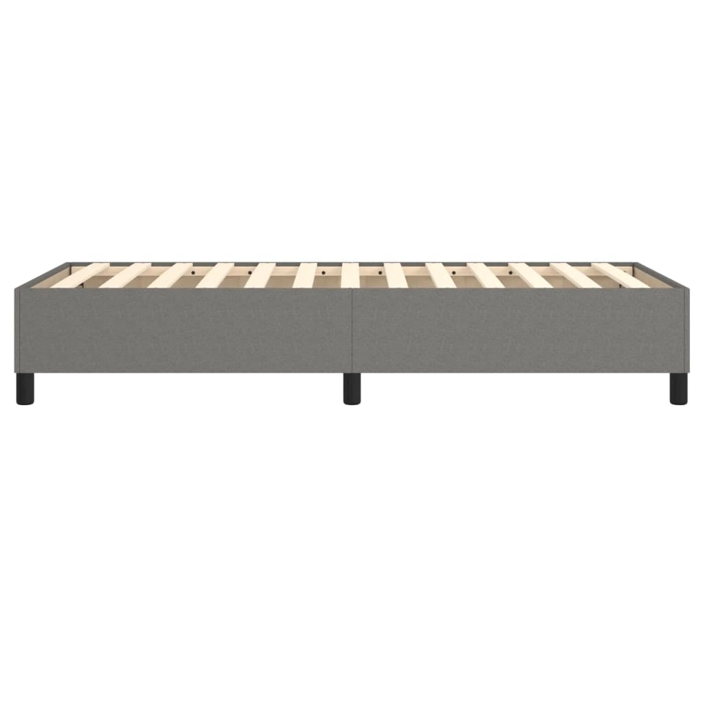 Boxspring bed 100x200 cm stof donkergrijs is nu te koop bij PeponiXL, paradijselijk wonen!