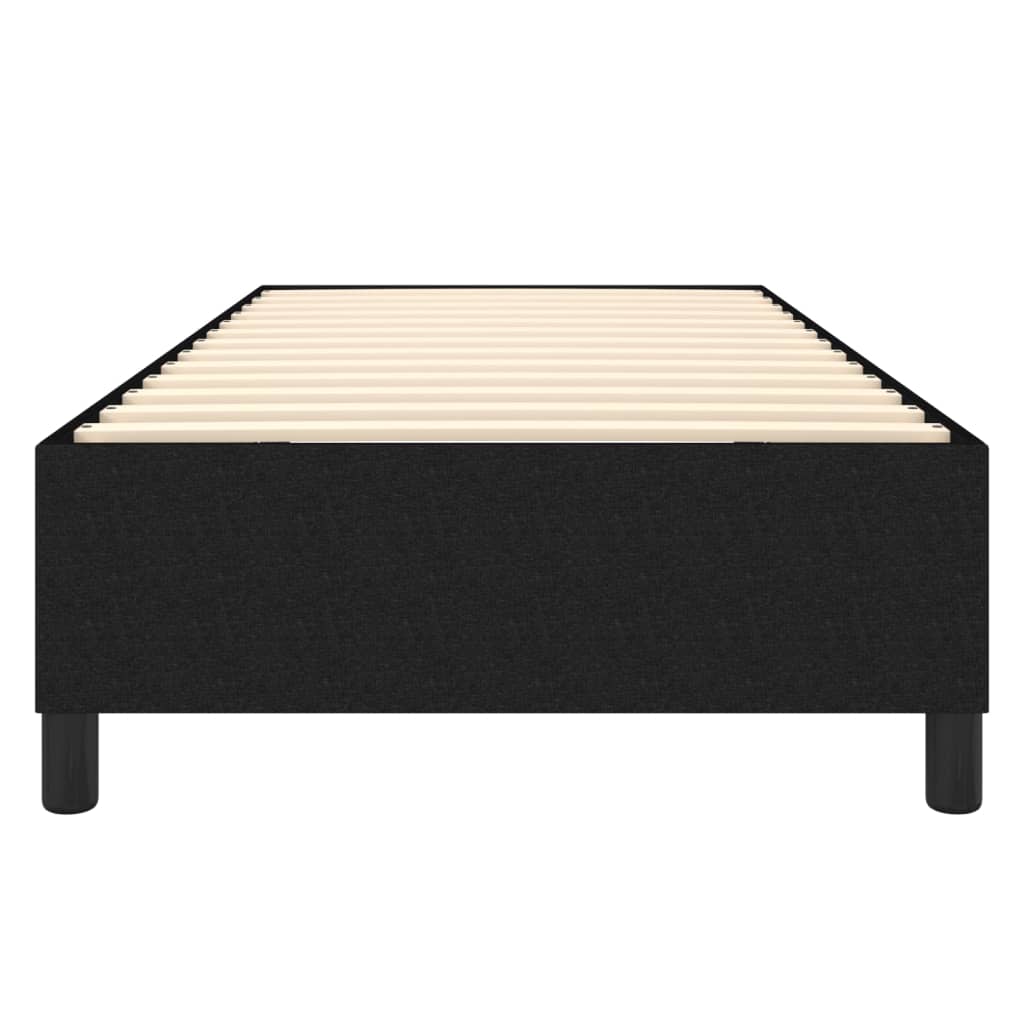Boxspring bed 100x200 cm stof zwart is nu te koop bij PeponiXL, paradijselijk wonen!