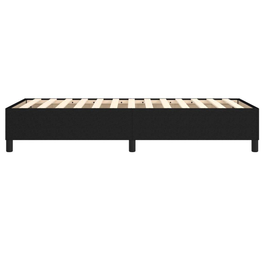 Boxspring bed 100x200 cm stof zwart is nu te koop bij PeponiXL, paradijselijk wonen!