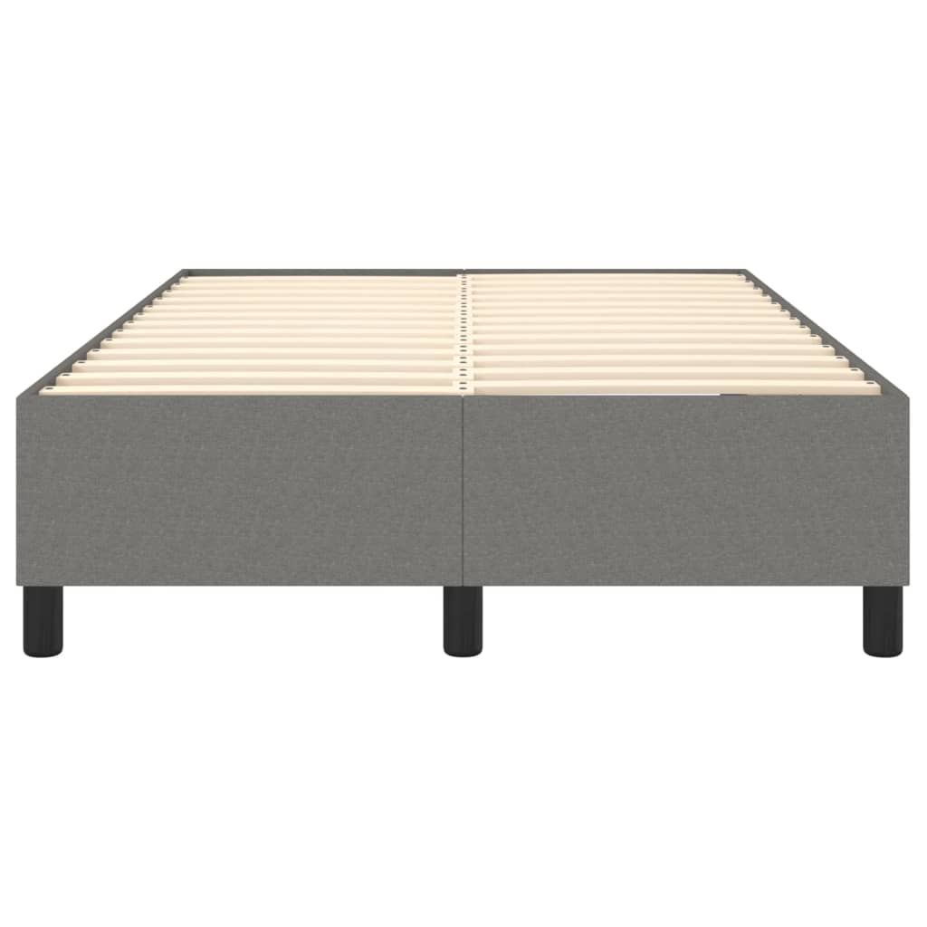 Boxspring bed 120x200 cm stof donkergrijs is nu te koop bij PeponiXL, paradijselijk wonen!