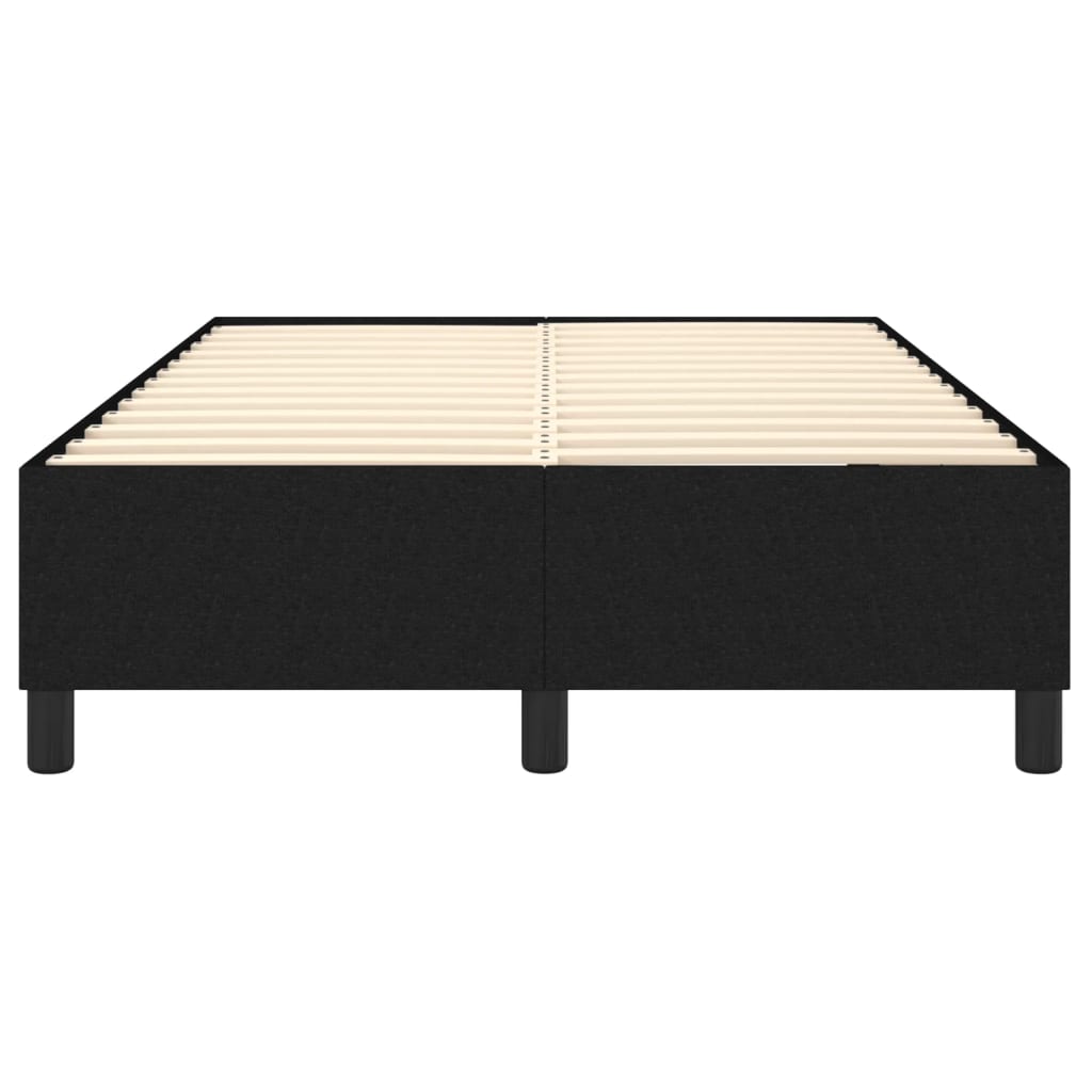 Boxspring bed 120x200 cm stof zwart is nu te koop bij PeponiXL, paradijselijk wonen!