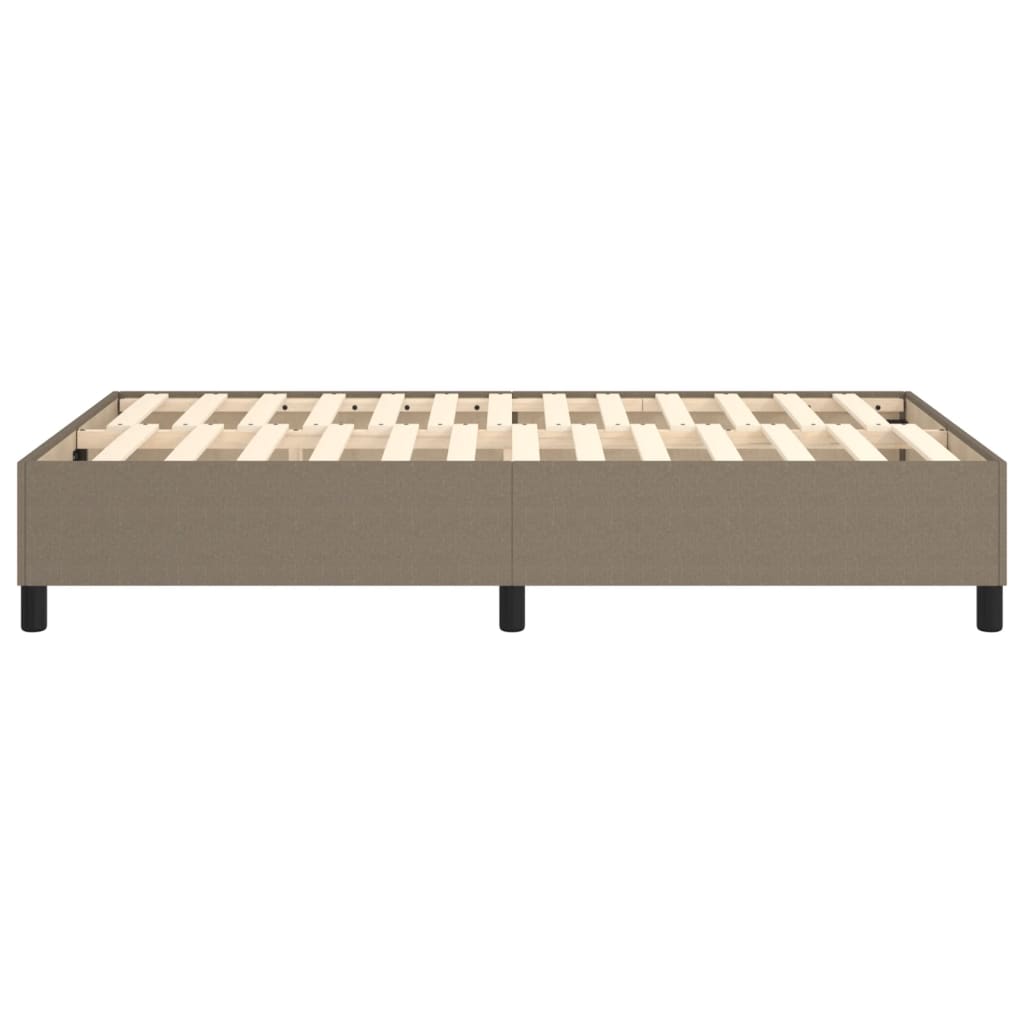 Boxspring bed 120x200 cm stof taupe is nu te koop bij PeponiXL, paradijselijk wonen!