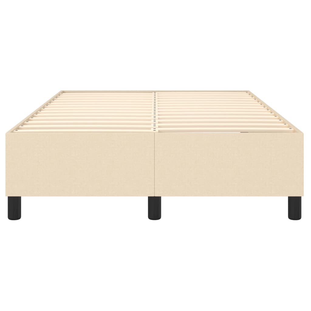 Boxspring bed 120x200 cm stof crèmekleurig is nu te koop bij PeponiXL, paradijselijk wonen!