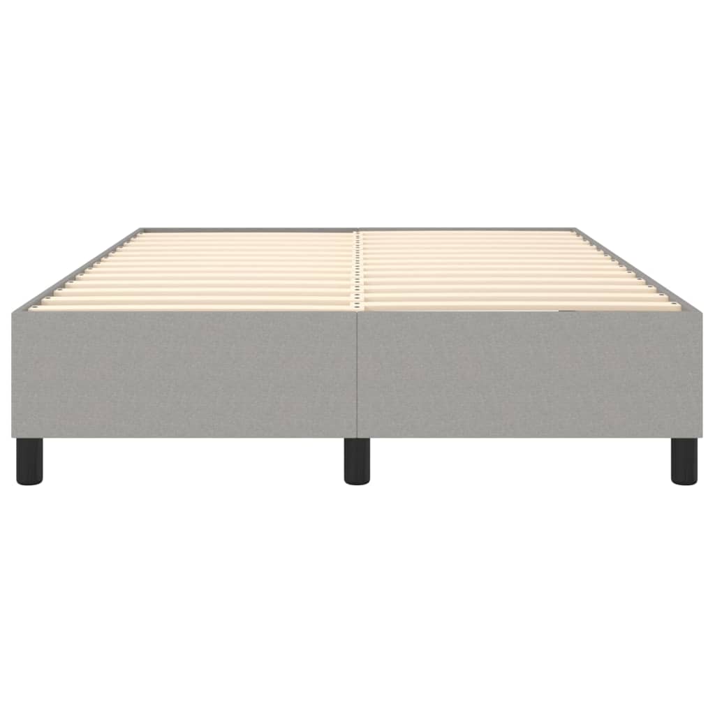 Boxspring bed stof lichtgrijs 140x190 cm is nu te koop bij PeponiXL, paradijselijk wonen!