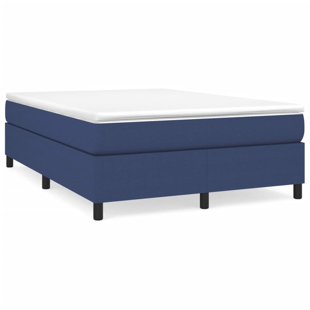 Boxspring bed stof blauw 140x200 cm is nu te koop bij PeponiXL, paradijselijk wonen!