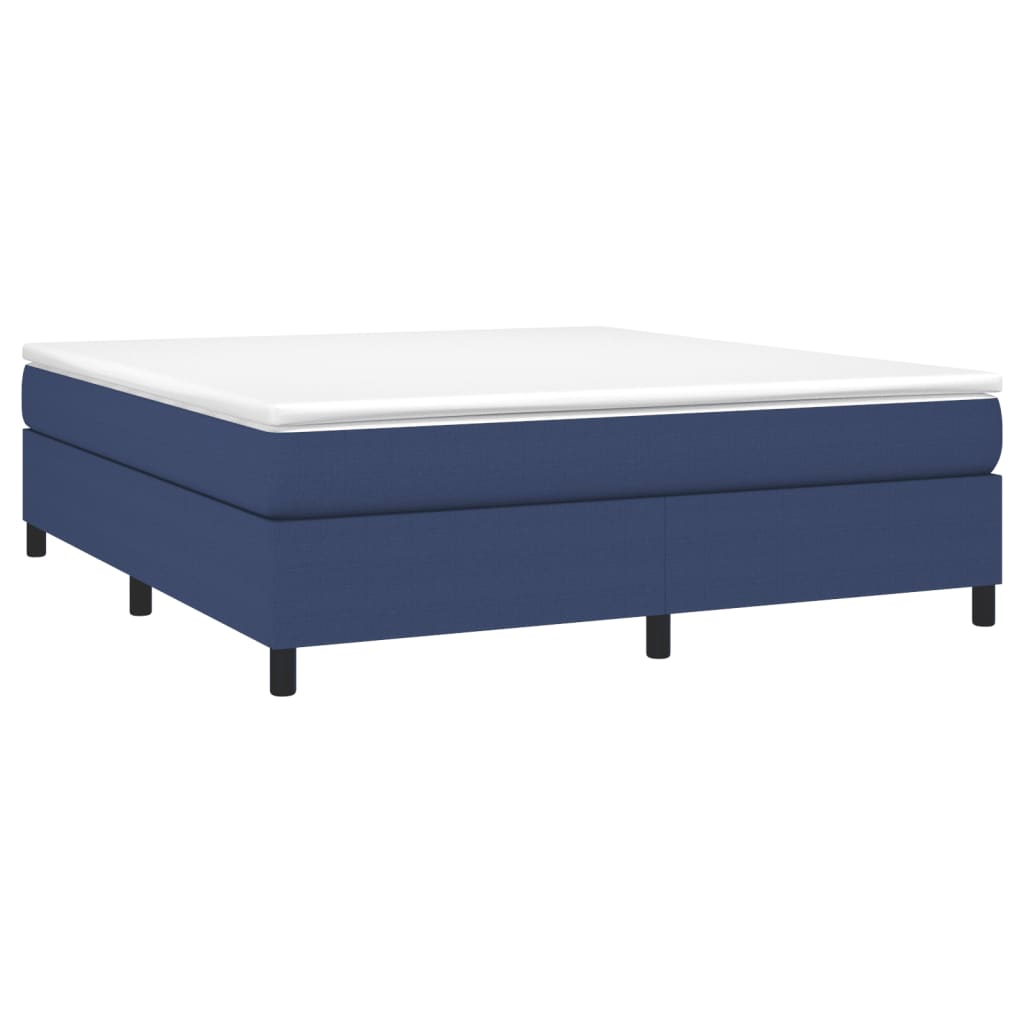 Boxspring bed stof blauw 160x200 cm is nu te koop bij PeponiXL, paradijselijk wonen!