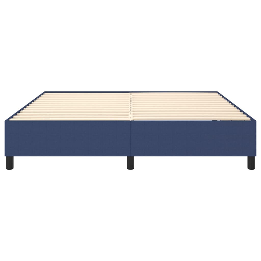 Boxspring bed stof blauw 160x200 cm is nu te koop bij PeponiXL, paradijselijk wonen!