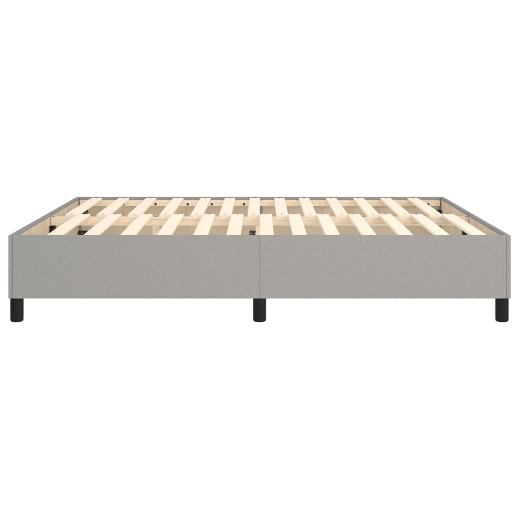 Boxspring bed stof lichtgrijs 180x200 cm is nu te koop bij PeponiXL, paradijselijk wonen!