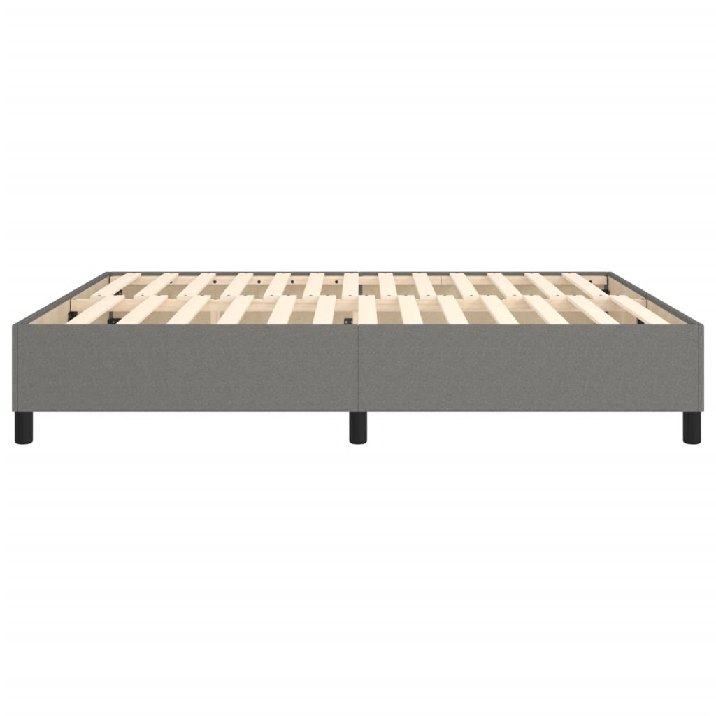 Boxspring bed stof donkergrijs 180x200 cm is nu te koop bij PeponiXL, paradijselijk wonen!