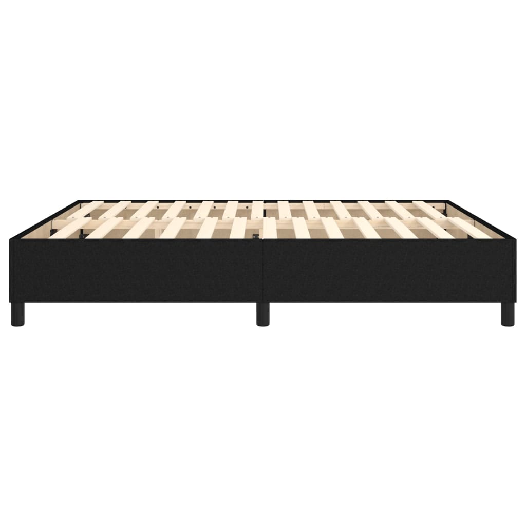 Boxspring bed stof zwart 180x200 cm is nu te koop bij PeponiXL, paradijselijk wonen!