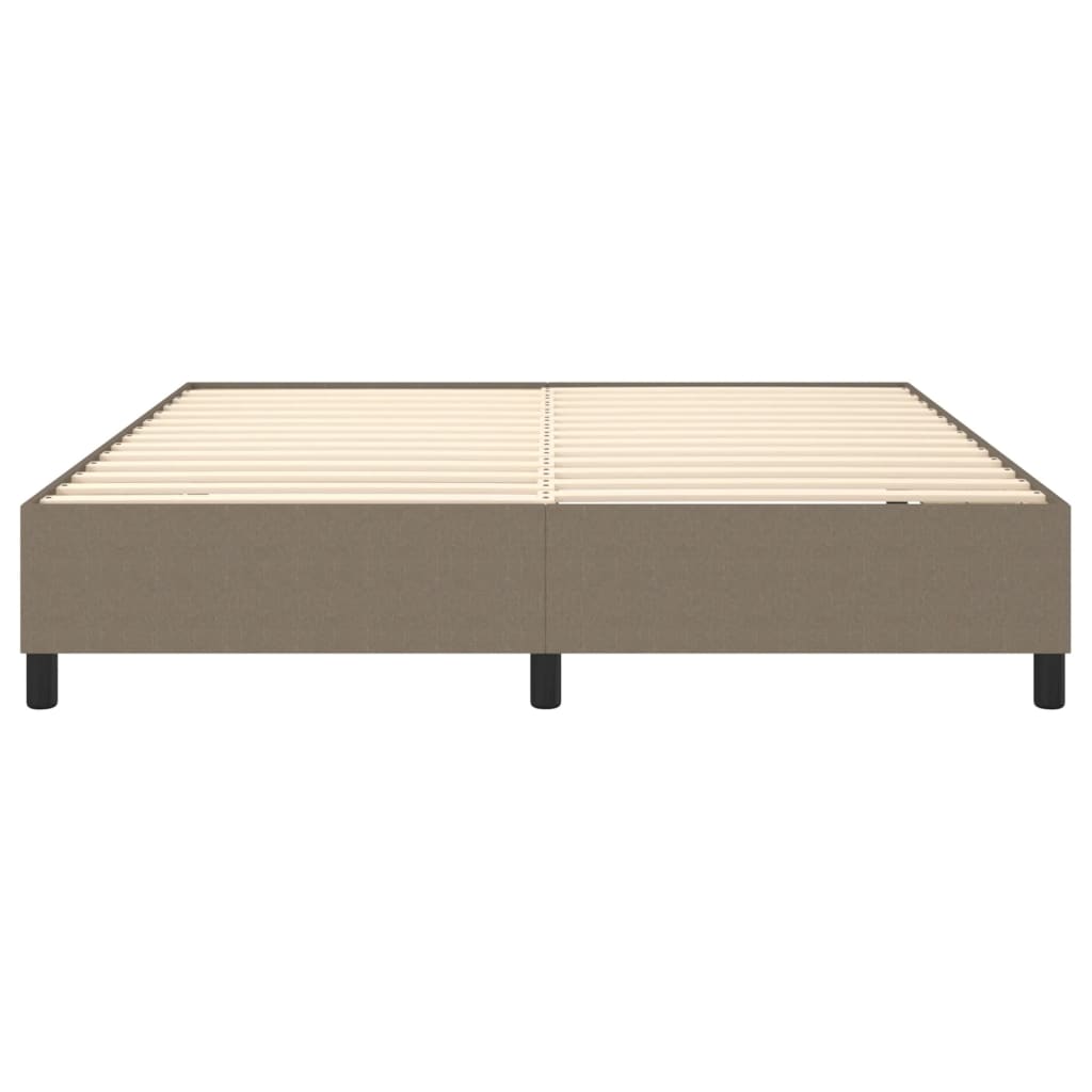 Boxspring bed stof taupe 180x200 cm is nu te koop bij PeponiXL, paradijselijk wonen!