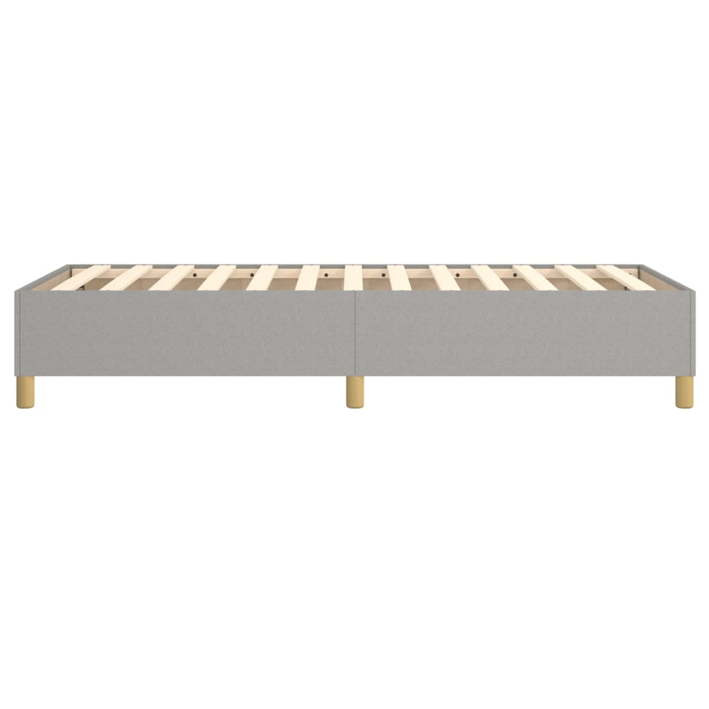 Boxspring bed 80x200 cm stof lichtgrijs is nu te koop bij PeponiXL, paradijselijk wonen!