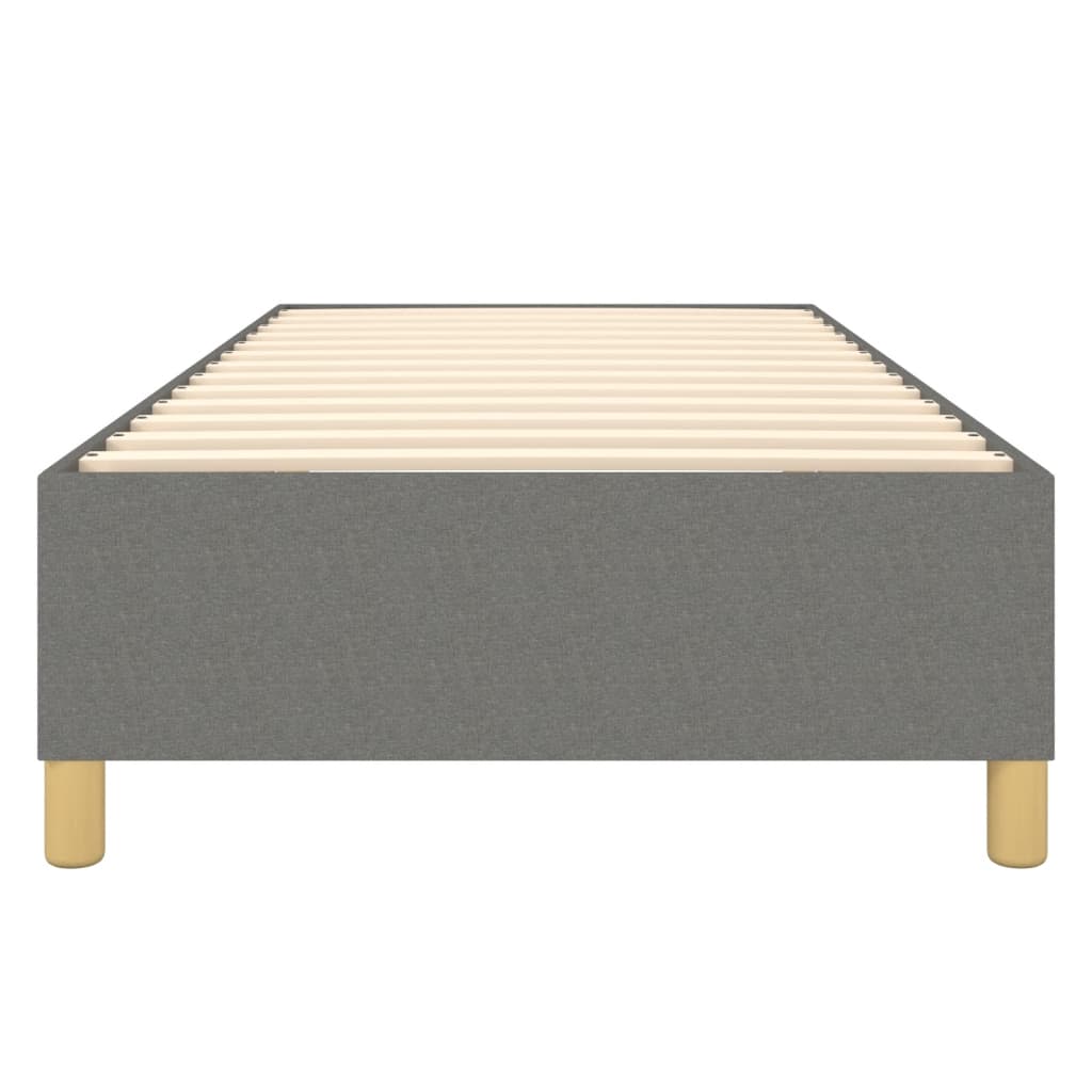 Boxspring bed 80x200 cm stof donkergrijs is nu te koop bij PeponiXL, paradijselijk wonen!