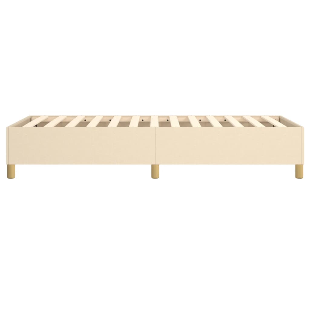 Boxspring bed 80x200 cm stof crèmekleurig is nu te koop bij PeponiXL, paradijselijk wonen!