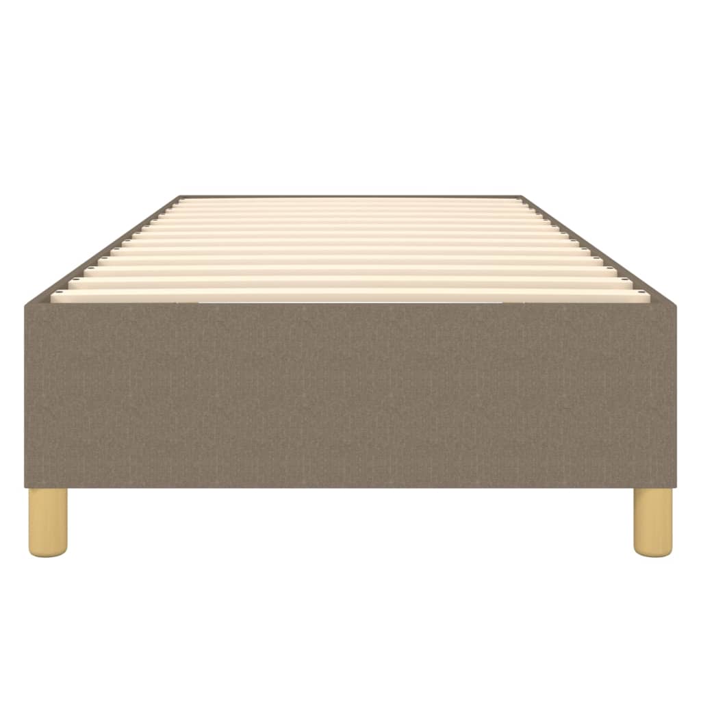Boxspring bed 90x190 cm stof taupe is nu te koop bij PeponiXL, paradijselijk wonen!