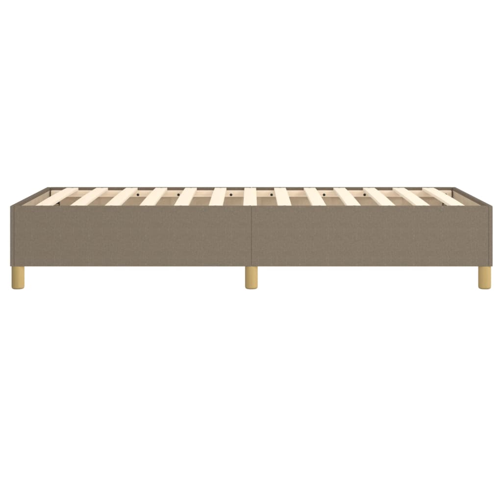 Boxspring bed 90x190 cm stof taupe is nu te koop bij PeponiXL, paradijselijk wonen!