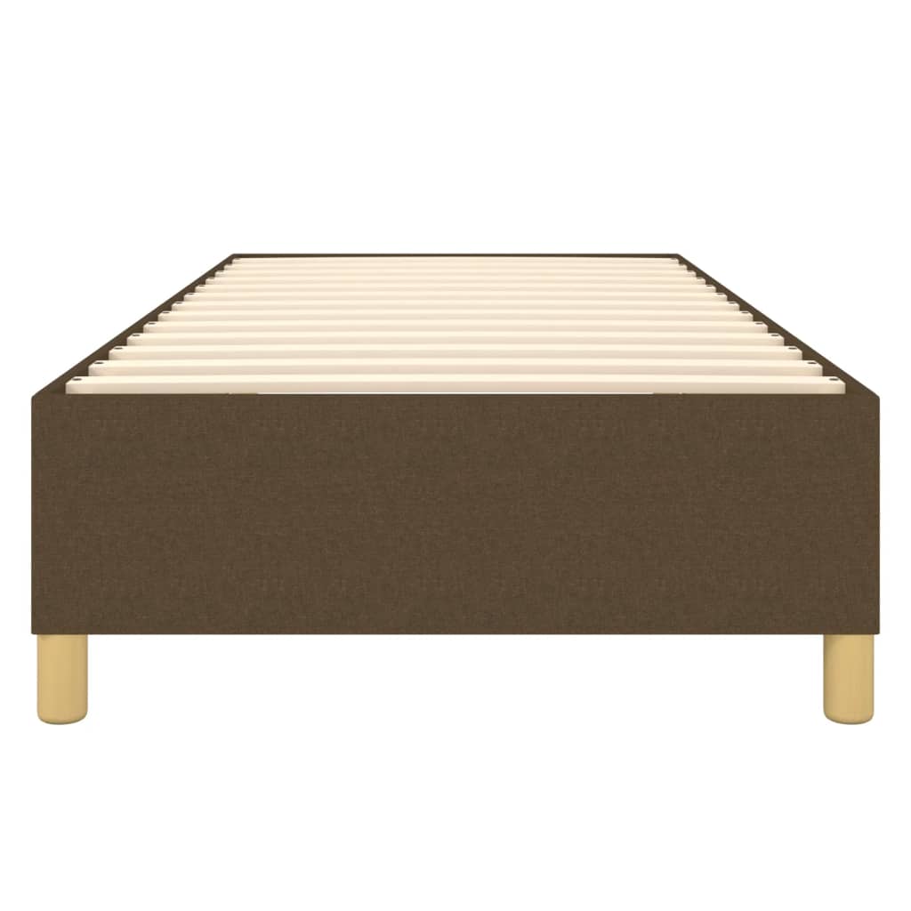 Boxspring bed 90x200 cm stof donkerbruin is nu te koop bij PeponiXL, paradijselijk wonen!