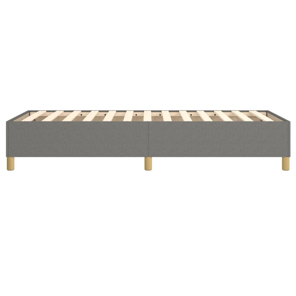 Boxspring bed 100x200 cm stof donkergrijs is nu te koop bij PeponiXL, paradijselijk wonen!