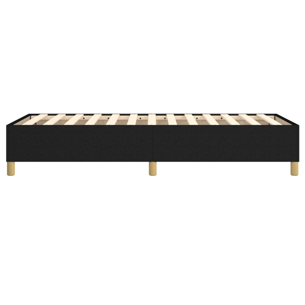 Boxspring bed 100x200 cm stof zwart is nu te koop bij PeponiXL, paradijselijk wonen!